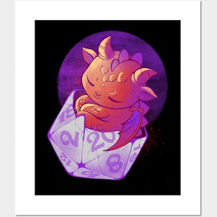 D20 Dragon Egg Posters and Art